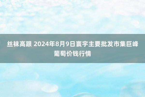 丝袜高跟 2024年8月9日寰宇主要批发市集巨峰葡萄价钱行情