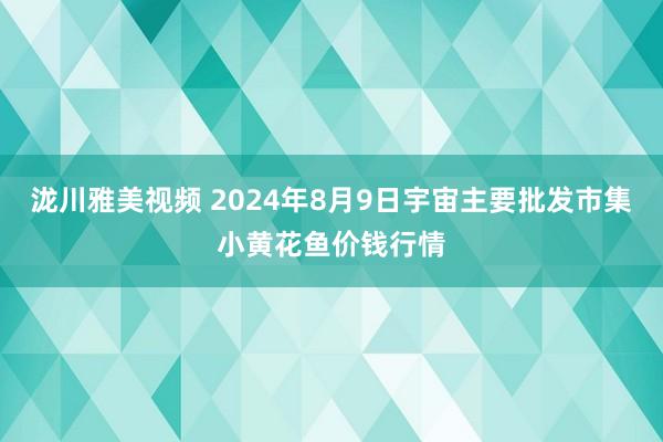 泷川雅美视频 2024年8月9日宇宙主要批发市集小黄花鱼价钱行情