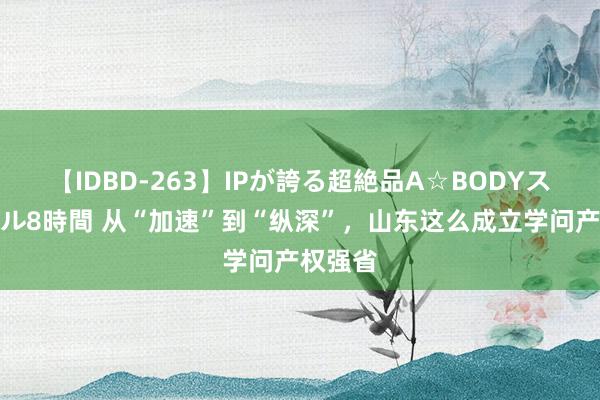 【IDBD-263】IPが誇る超絶品A☆BODYスペシャル8時間 从“加速”到“纵深”，山东这么成立学问产权强省