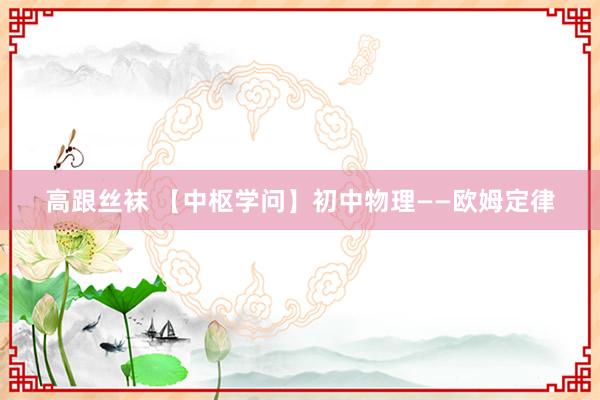 高跟丝袜 【中枢学问】初中物理——欧姆定律