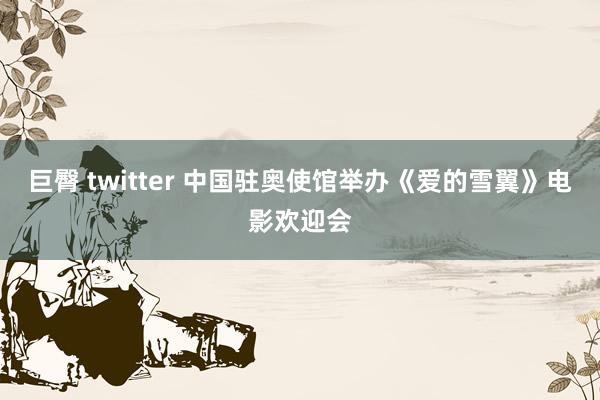 巨臀 twitter 中国驻奥使馆举办《爱的雪翼》电影欢迎会